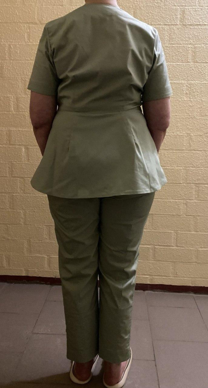 Костюм жіночий медичний, кол. ФІСТАШКА, р.S,M,L,XL,2XL - фото №4